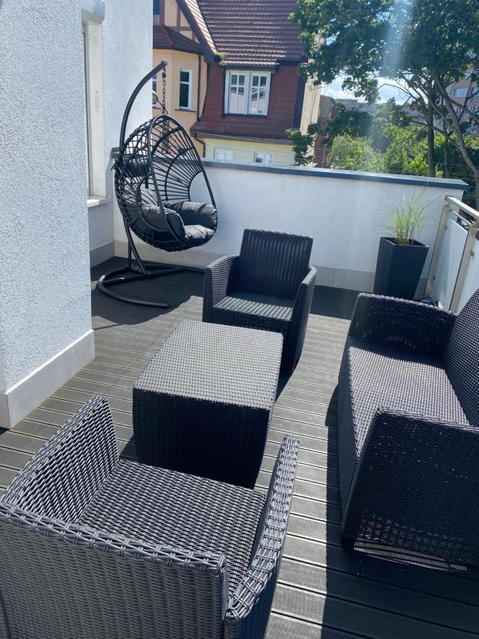 Ferienwohnung Apartament Przy Parku Z Duzym Tarasem ,Prywatny Parking Swinemünde Exterior foto